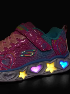 Jongensschoenen|Skechers Roze Sneaker Lichtjes