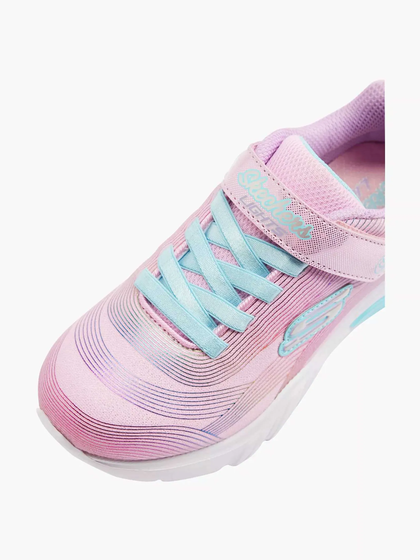 Babyschoenen|Skechers Roze Sneaker Lichtjes
