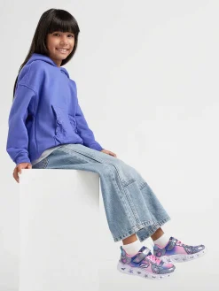 Babyschoenen|Skechers Roze Sneaker Lichtjes