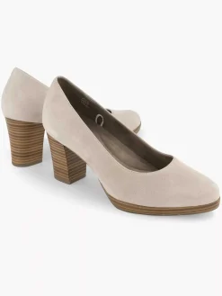 Comfort Schoenen|Medicus Taupe Beige Comfort Pump