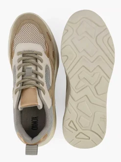 Sneakers|Oxmox Taupe Chunky Sneaker