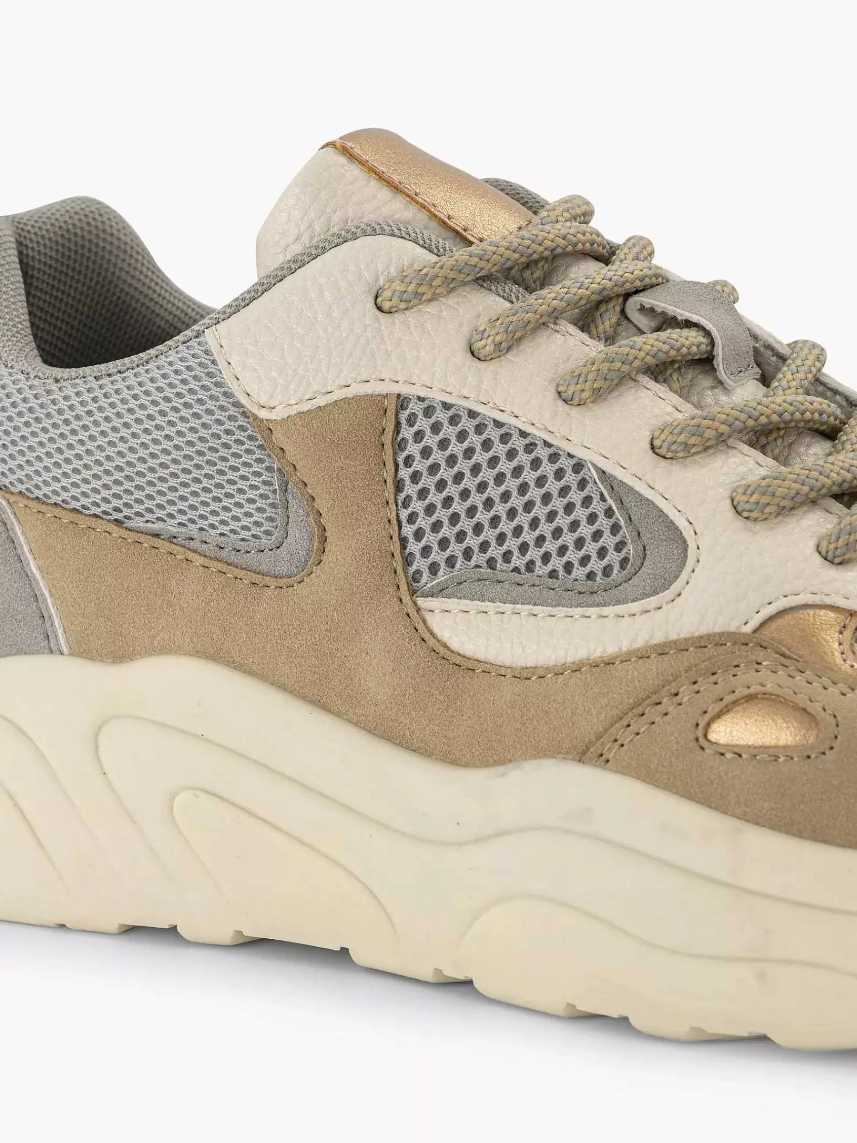 Sneakers|Oxmox Taupe Chunky Sneaker