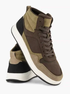 Sneakers|Memphis One Taupe Hoge Sneaker