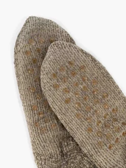 Sokken|vanHaren Taupe Huissok 36-41