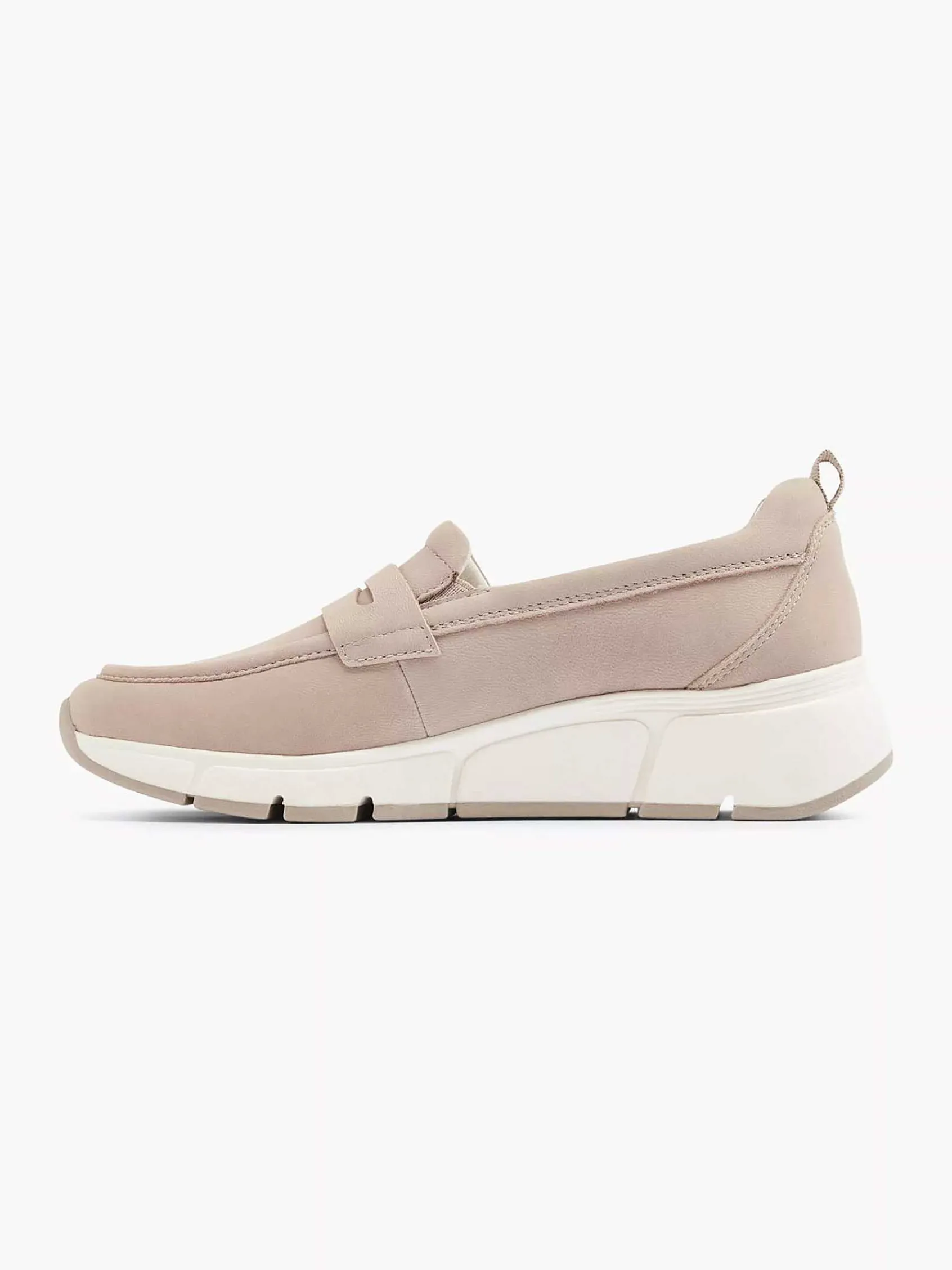 Comfort Schoenen|Medicus Taupe Leren Comfort Instapper