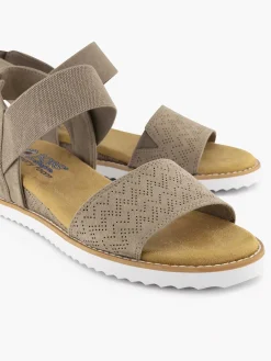 Sandalen|Skechers Taupe Sandaal