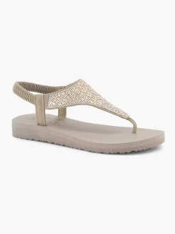 Sandalen|Skechers Taupe Sandaal