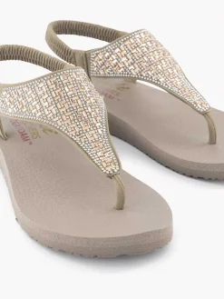 Sandalen|Skechers Taupe Sandaal