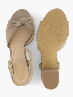 Sandalen|Graceland Taupe Sandalette