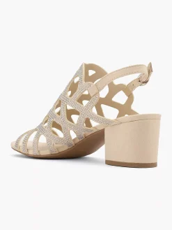 Sandalen|Graceland Taupe Sandalette