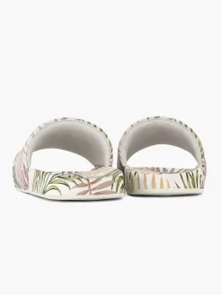 Jongensschoenen|Blue Fin Wit/ Groene Slipper Bladeren