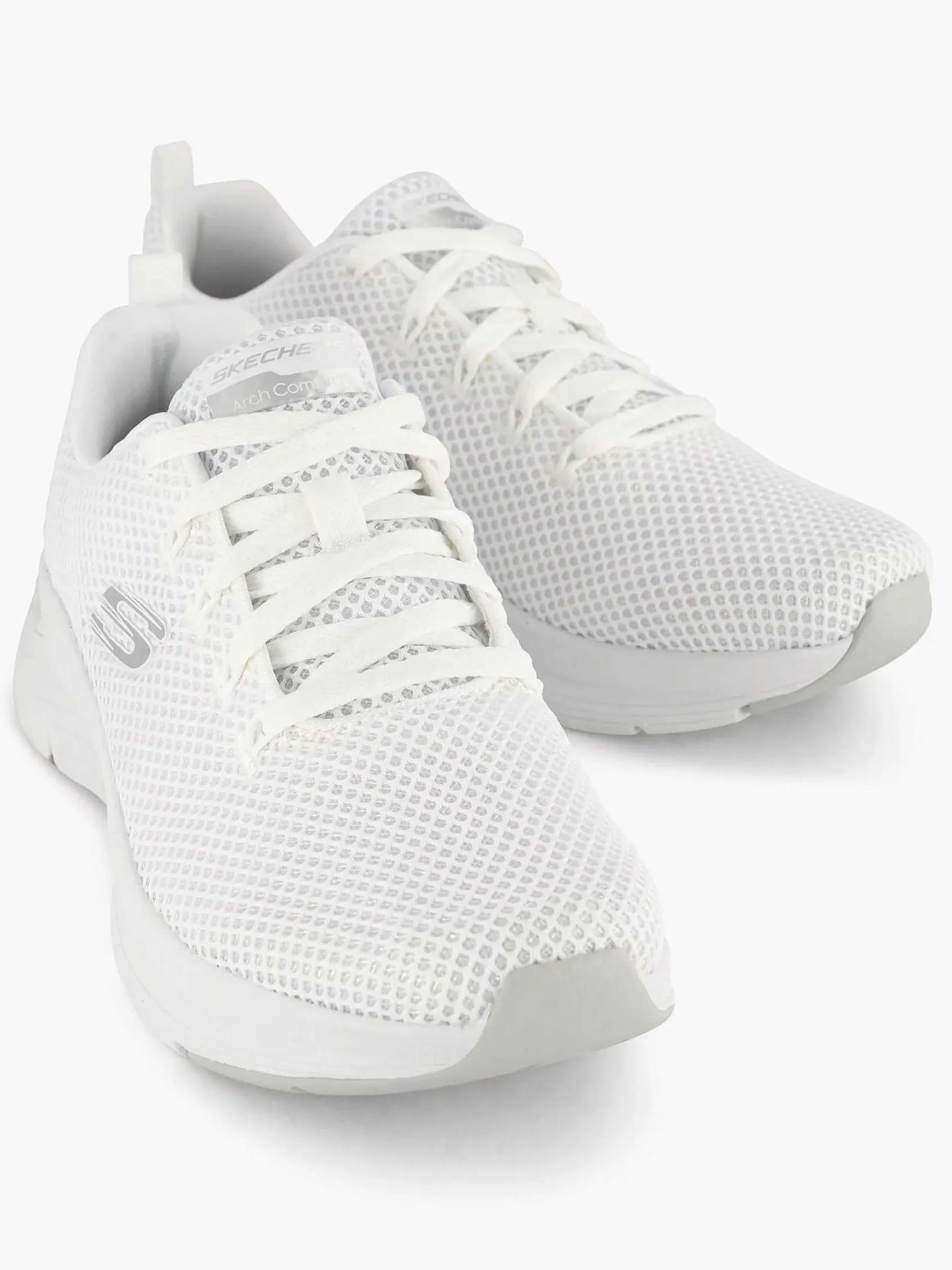 Sneakers|Skechers Witte Arch Comfort - Natural Flutter