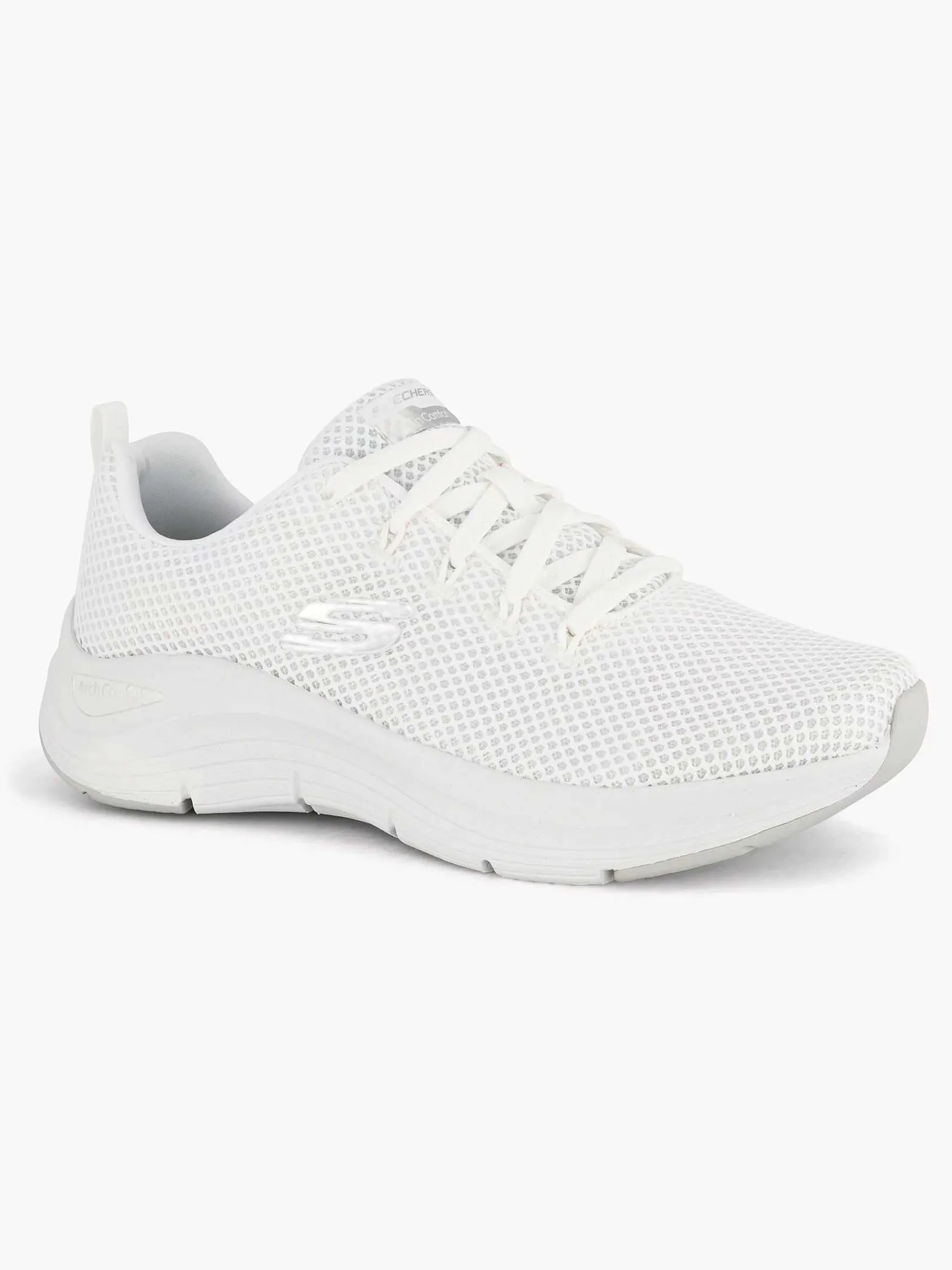 Sneakers|Skechers Witte Arch Comfort - Natural Flutter