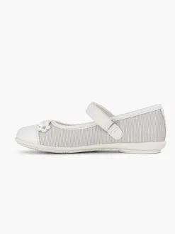 Babyschoenen|Graceland Witte Ballerina Bloemen