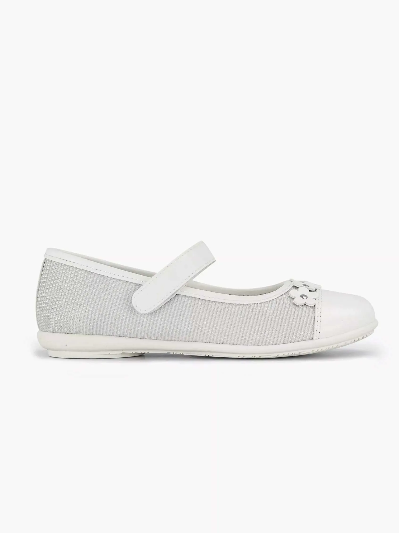 Babyschoenen|Graceland Witte Ballerina Bloemen