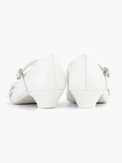 Jongensschoenen|Cupcake Couture Witte Ballerina Bloemetjes