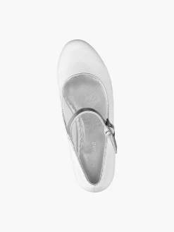 Jongensschoenen|Graceland Witte Ballerina Gesp