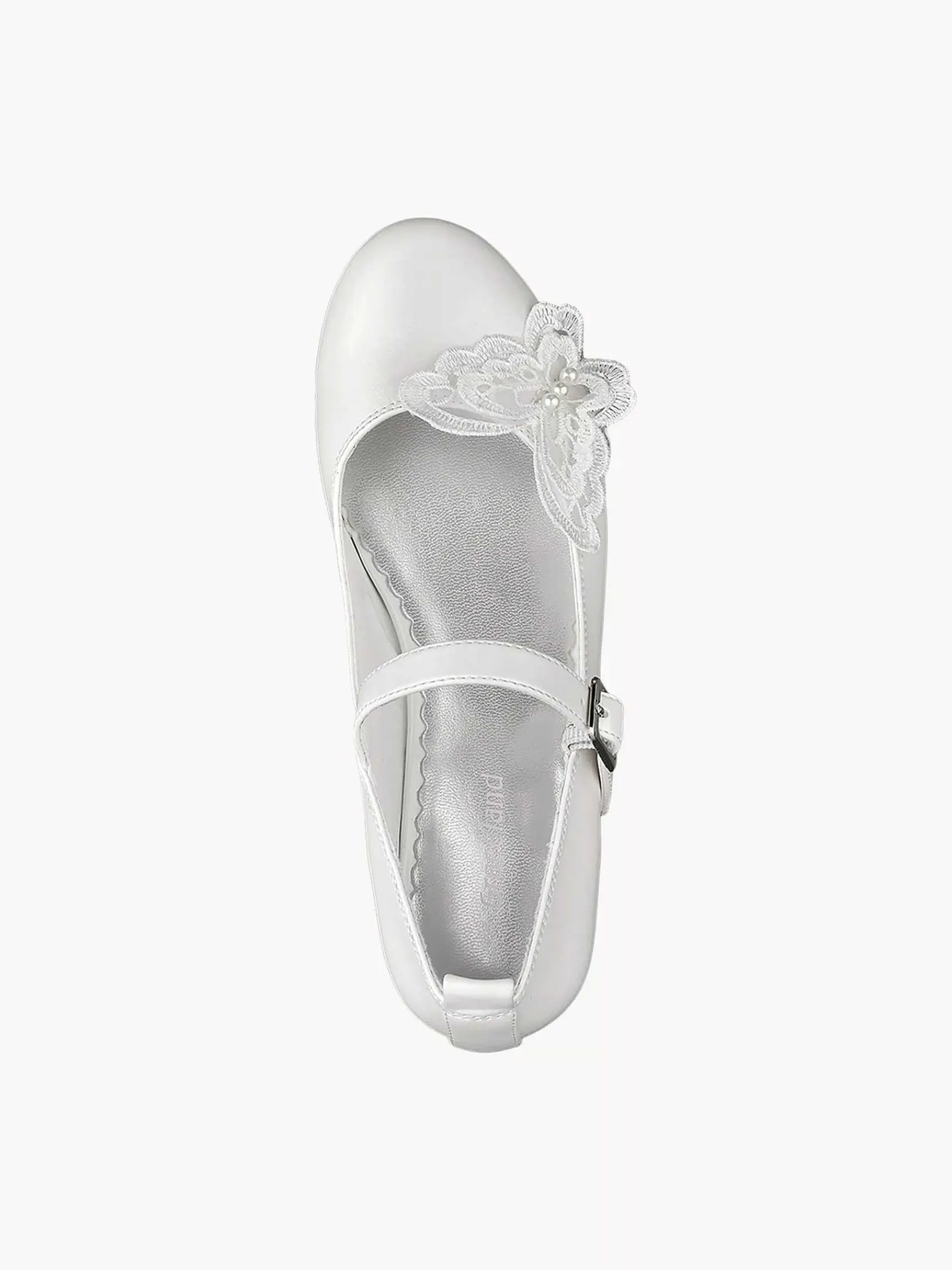 Babyschoenen|Graceland Witte Ballerina Vlinder