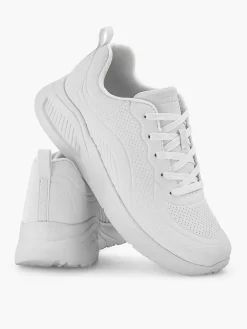 Sneakers|Skechers Witte Bobs Buno - How Sweet