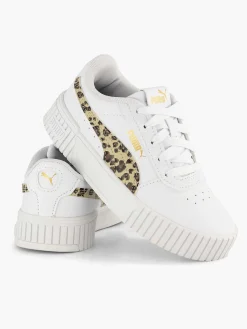 Jongensschoenen|Puma Witte Carina 2.0 Animal Update Ps