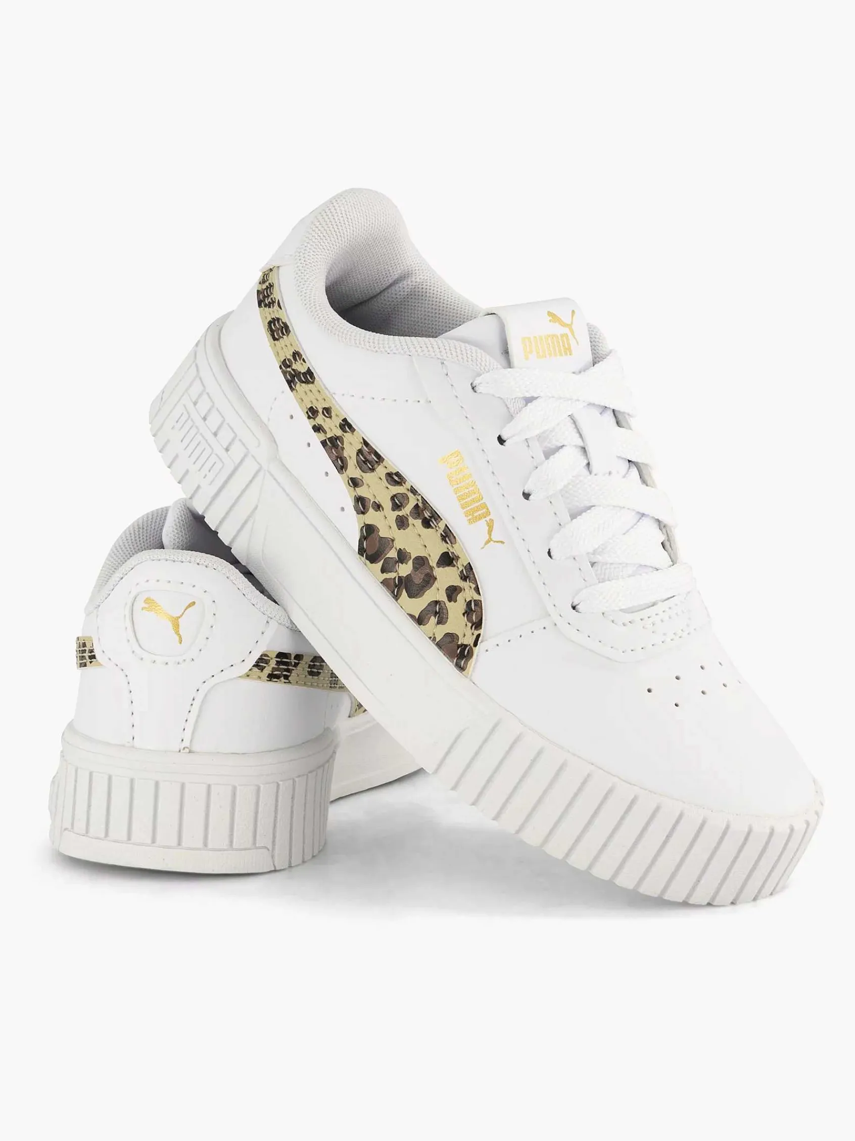 Jongensschoenen|Puma Witte Carina 2.0 Animal Update Ps