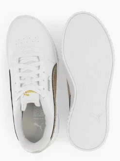 Sneakers|Puma Witte Carina 2.0 Metallic Shine