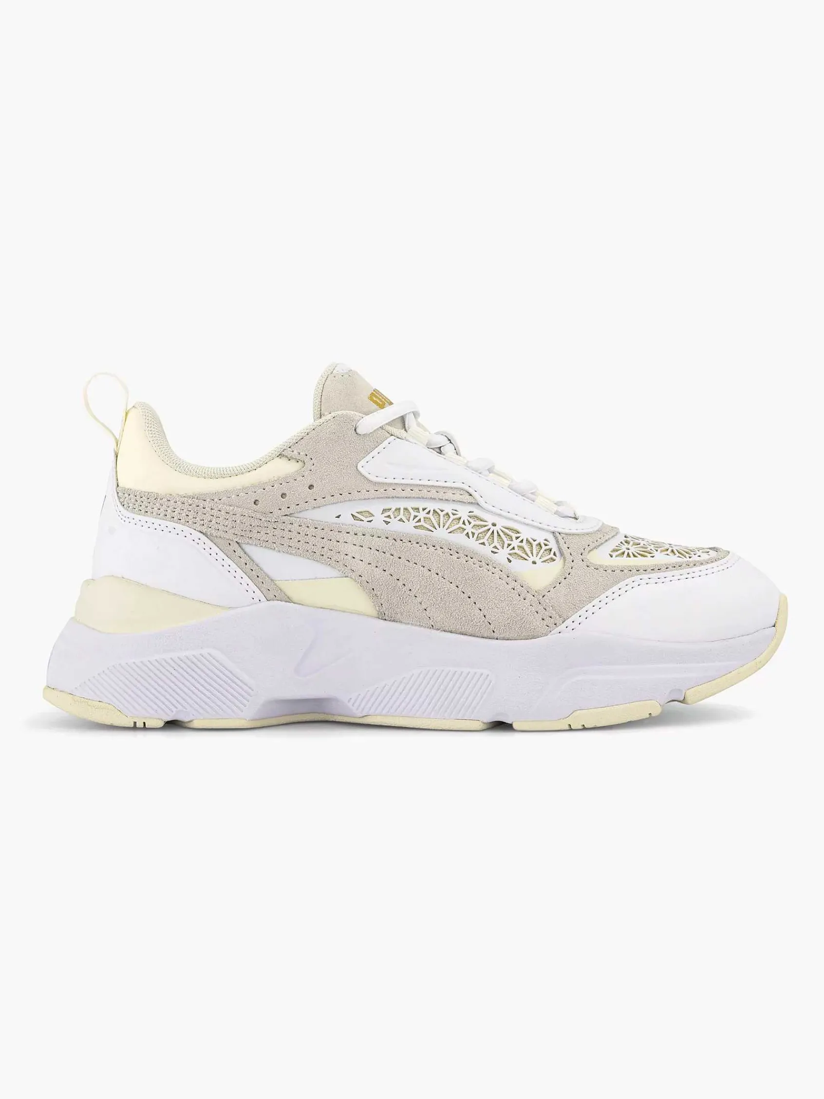 Sneakers|Puma Witte Cassia Laser Cut
