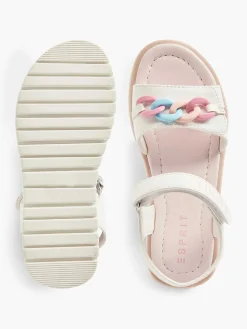 Jongensschoenen|Esprit Witte Chunky Sandaal Sierketting