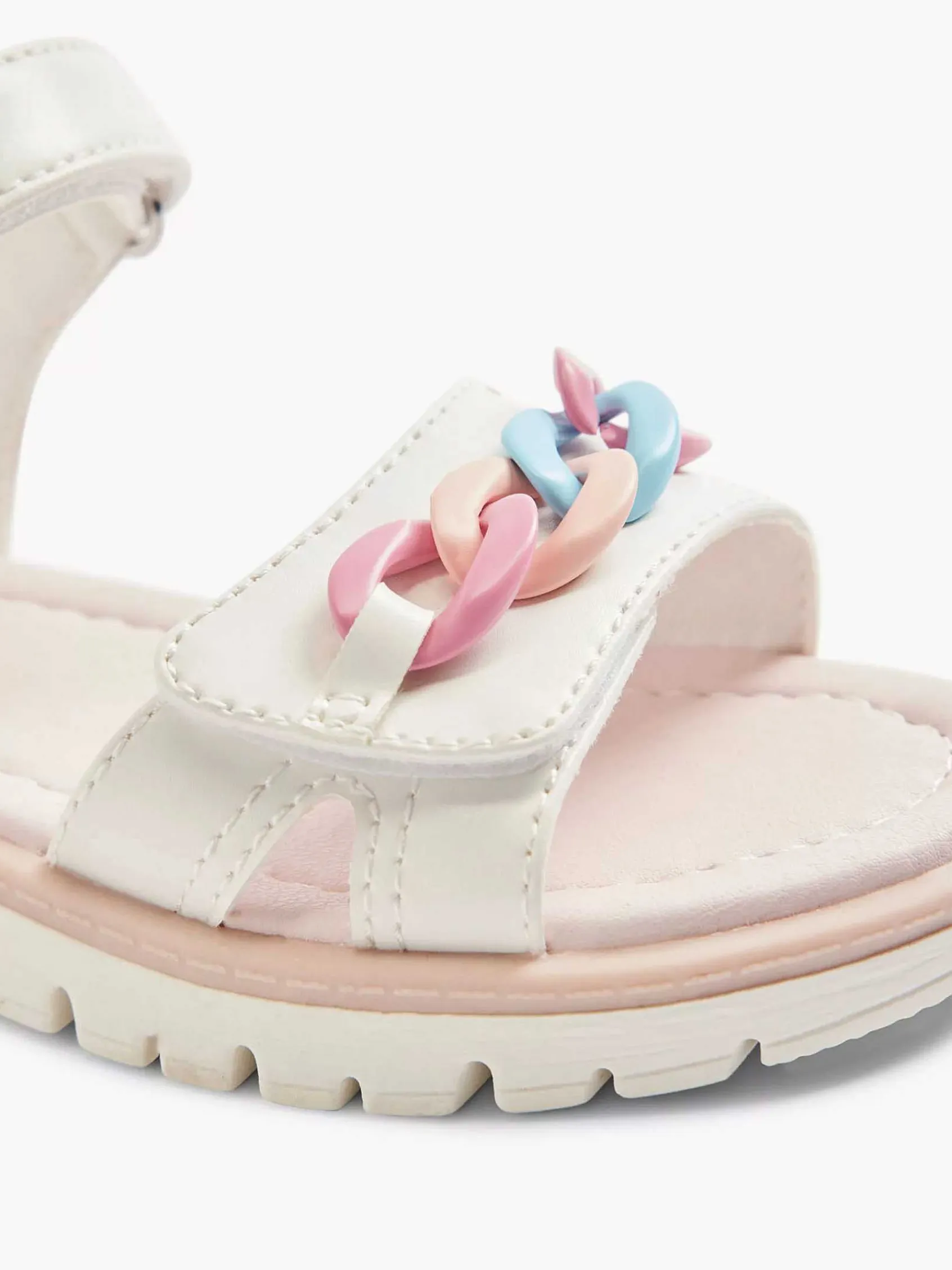 Jongensschoenen|Esprit Witte Chunky Sandaal Sierketting