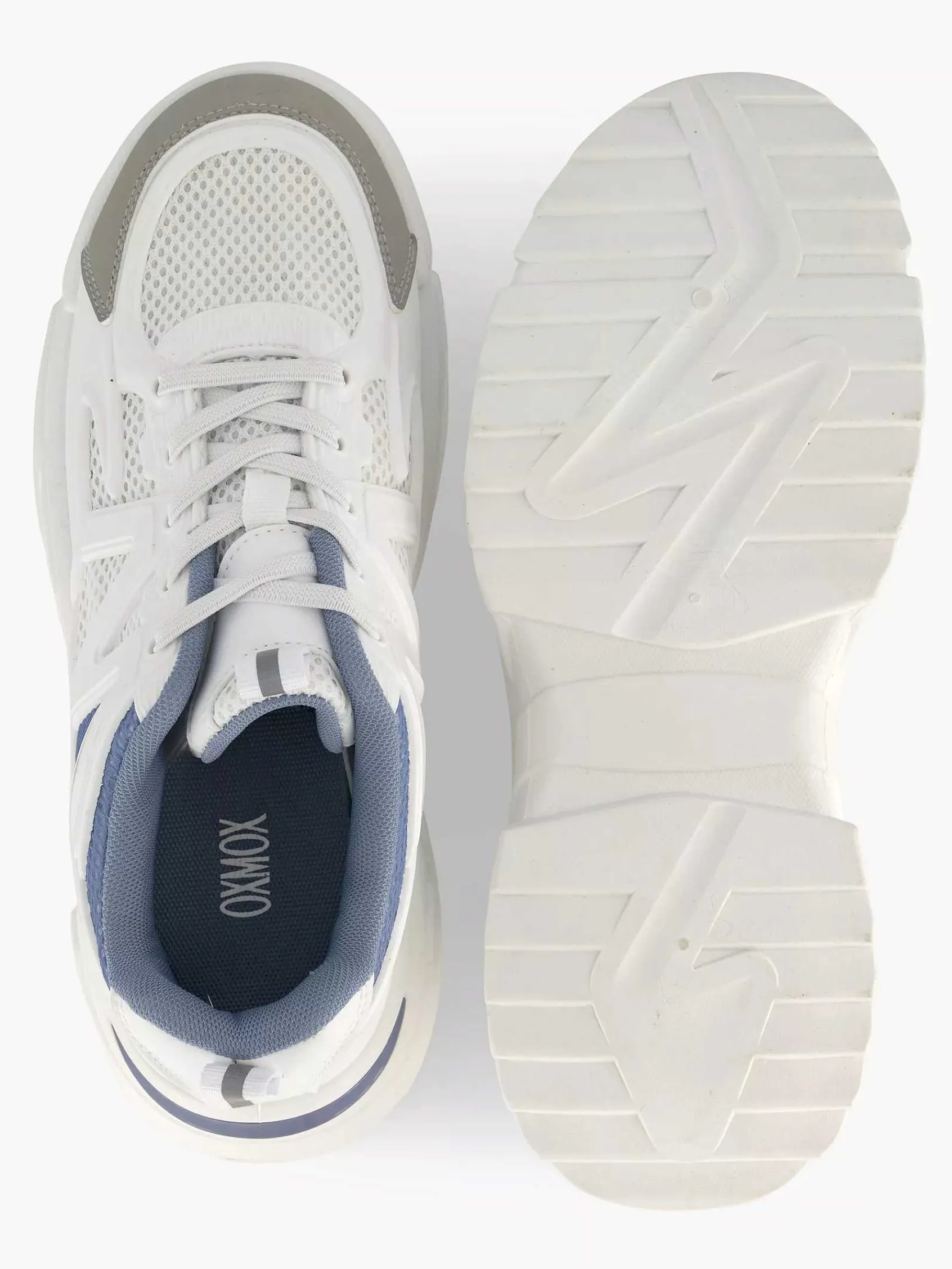 Sneakers|Oxmox Witte Chunky Sneaker