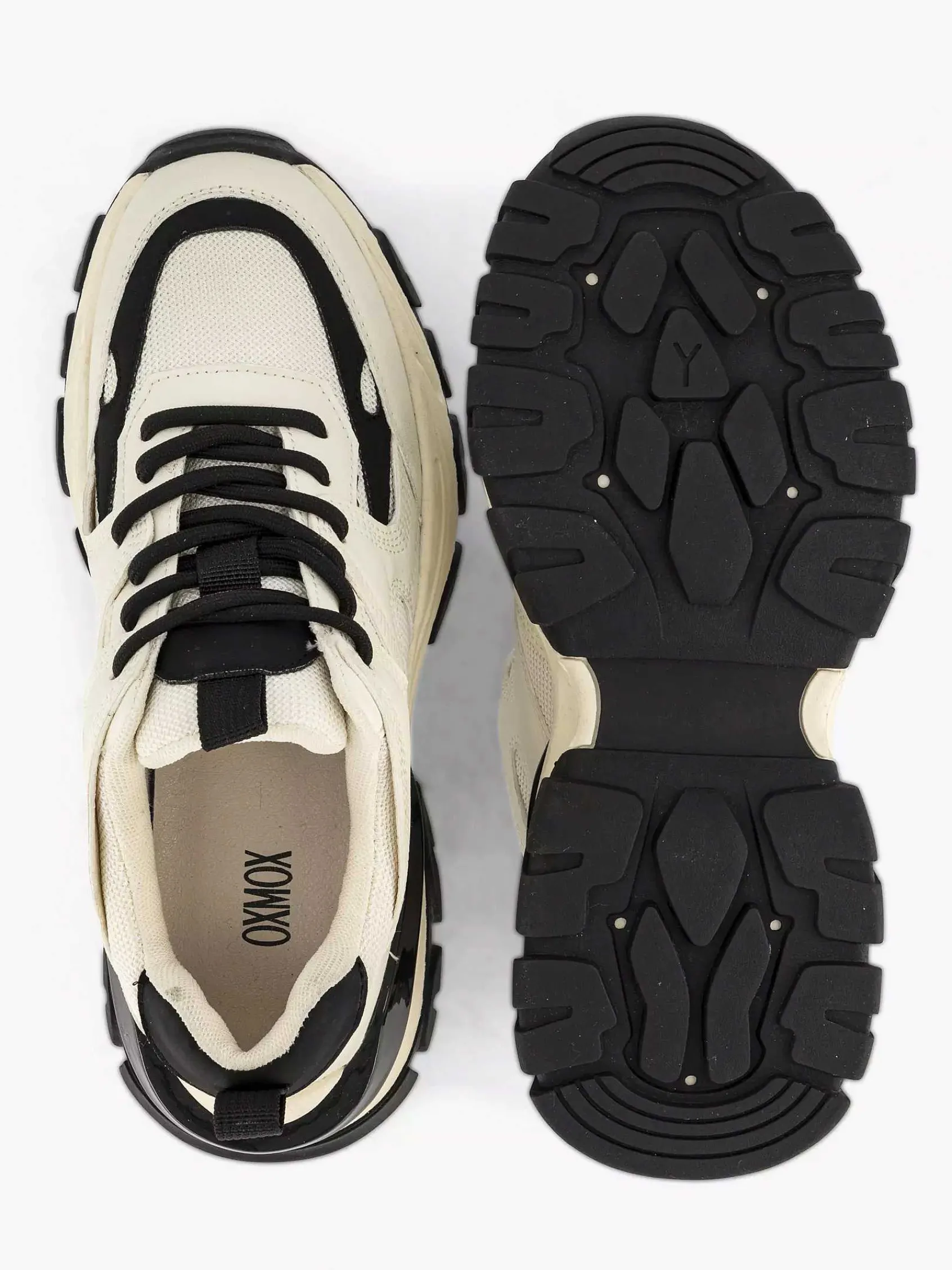 Sneakers|Oxmox Witte Chunky Sneaker