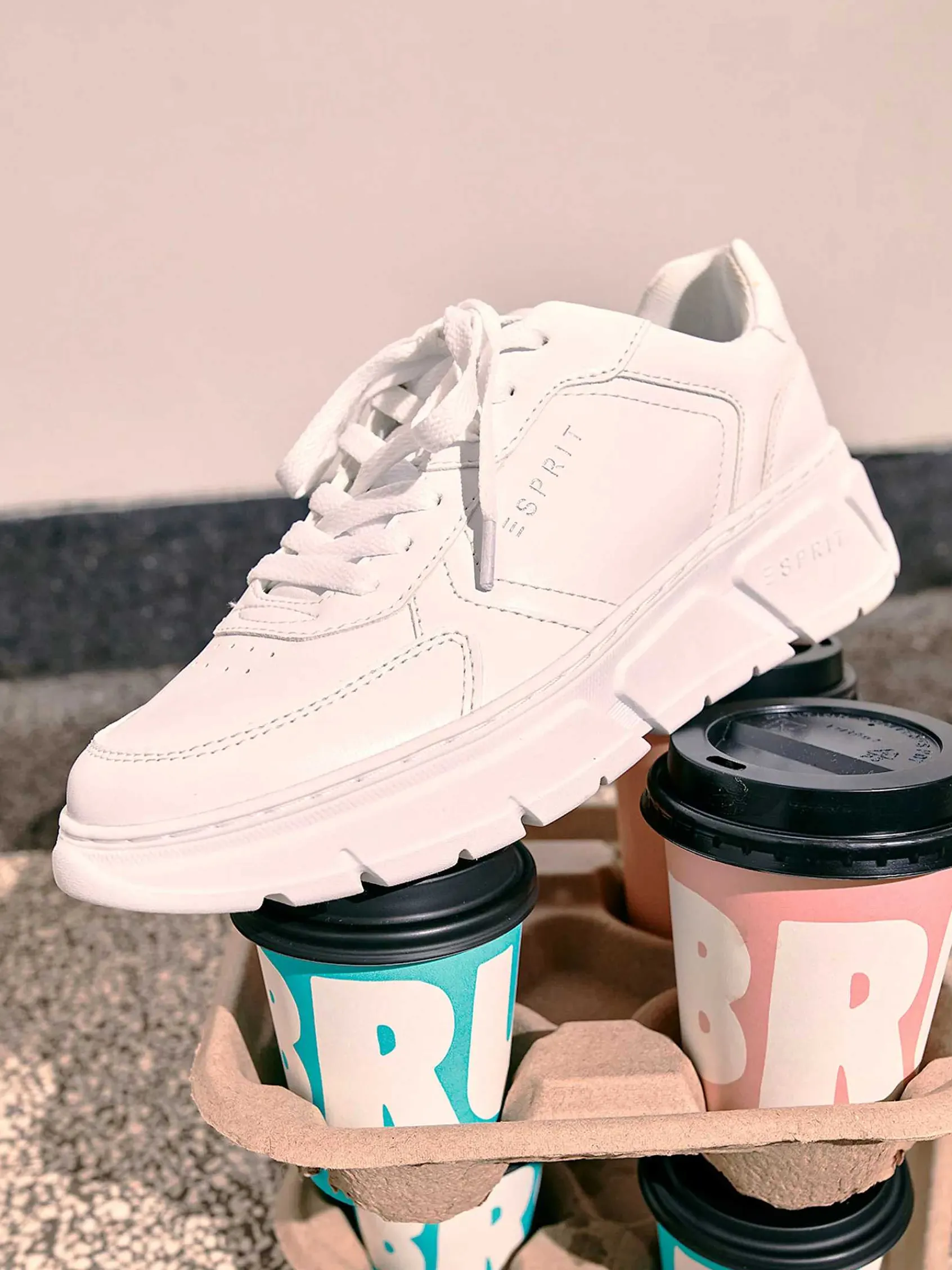 Sneakers|Esprit Witte Chunky Sneaker