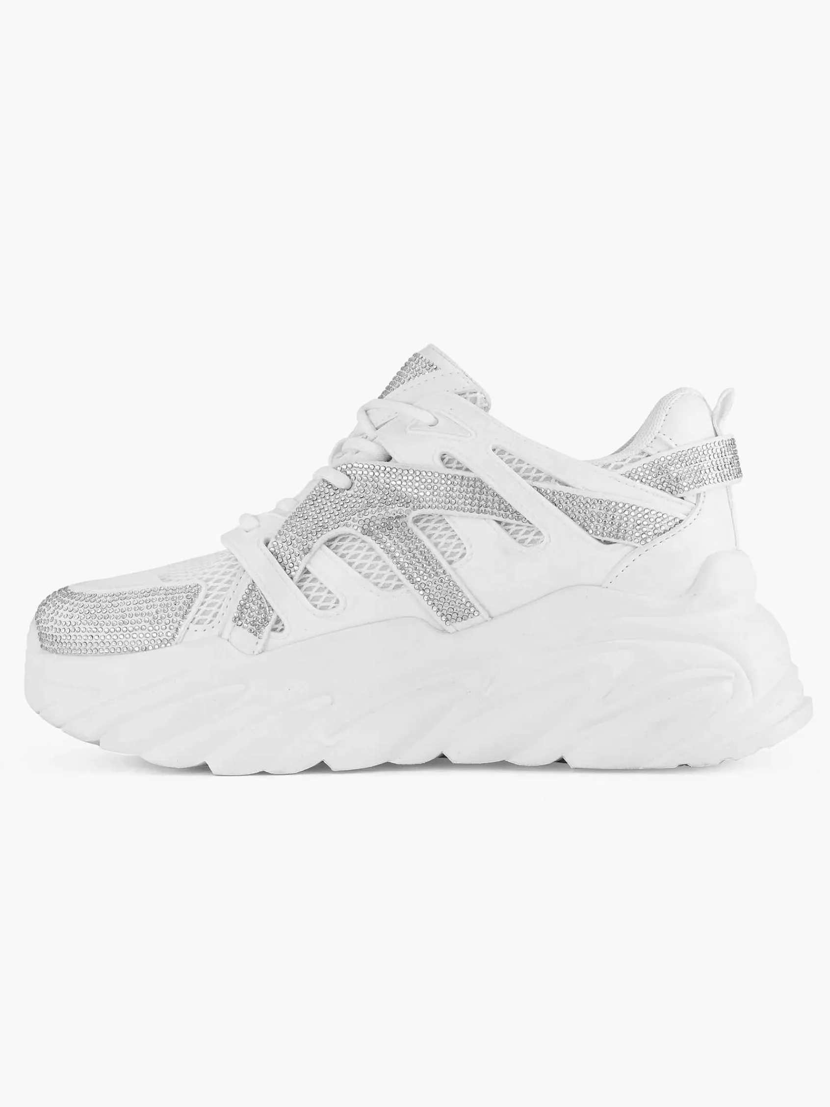 Sneakers|Oxmox Witte Chunky Sneaker