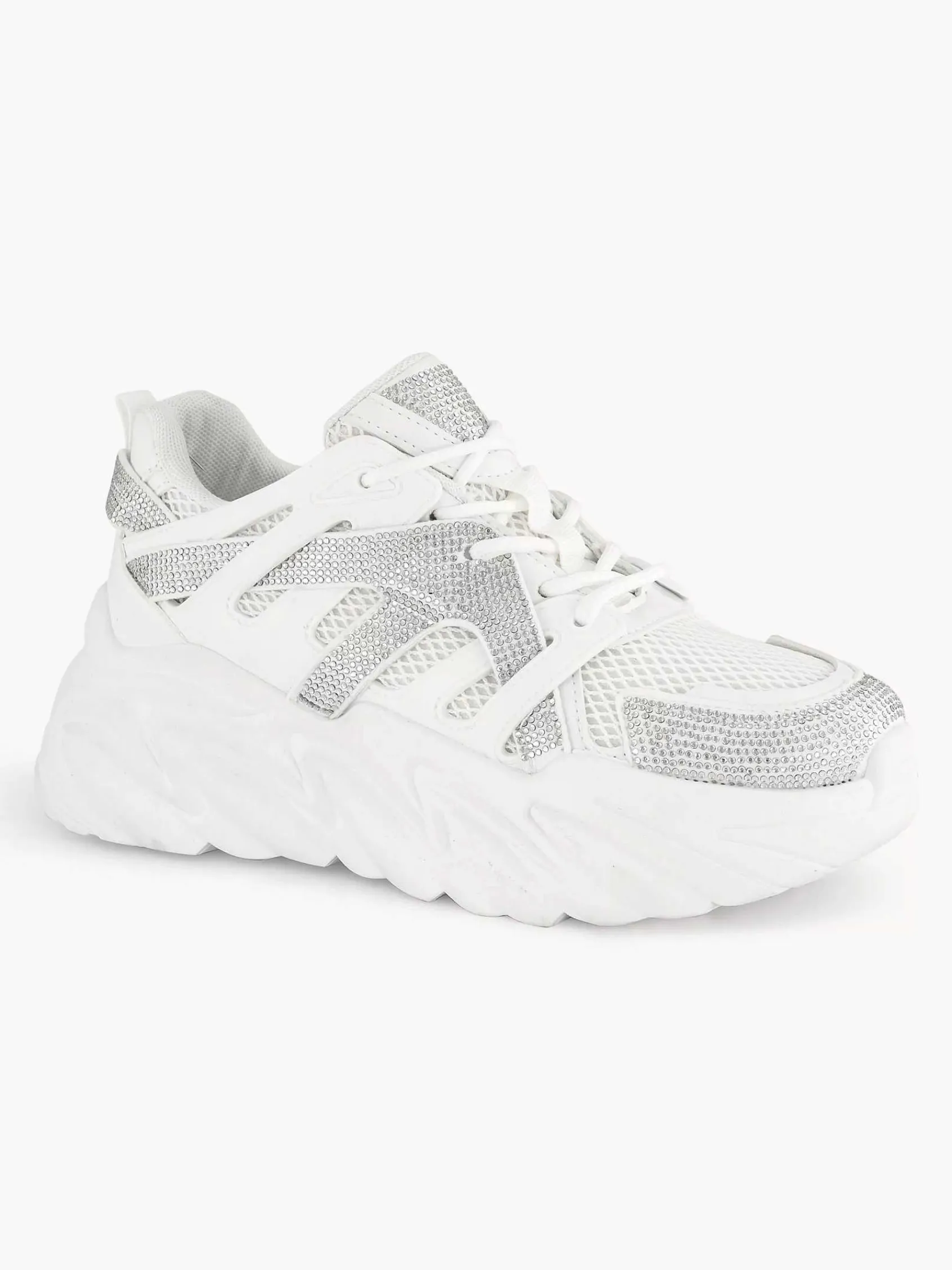 Sneakers|Oxmox Witte Chunky Sneaker