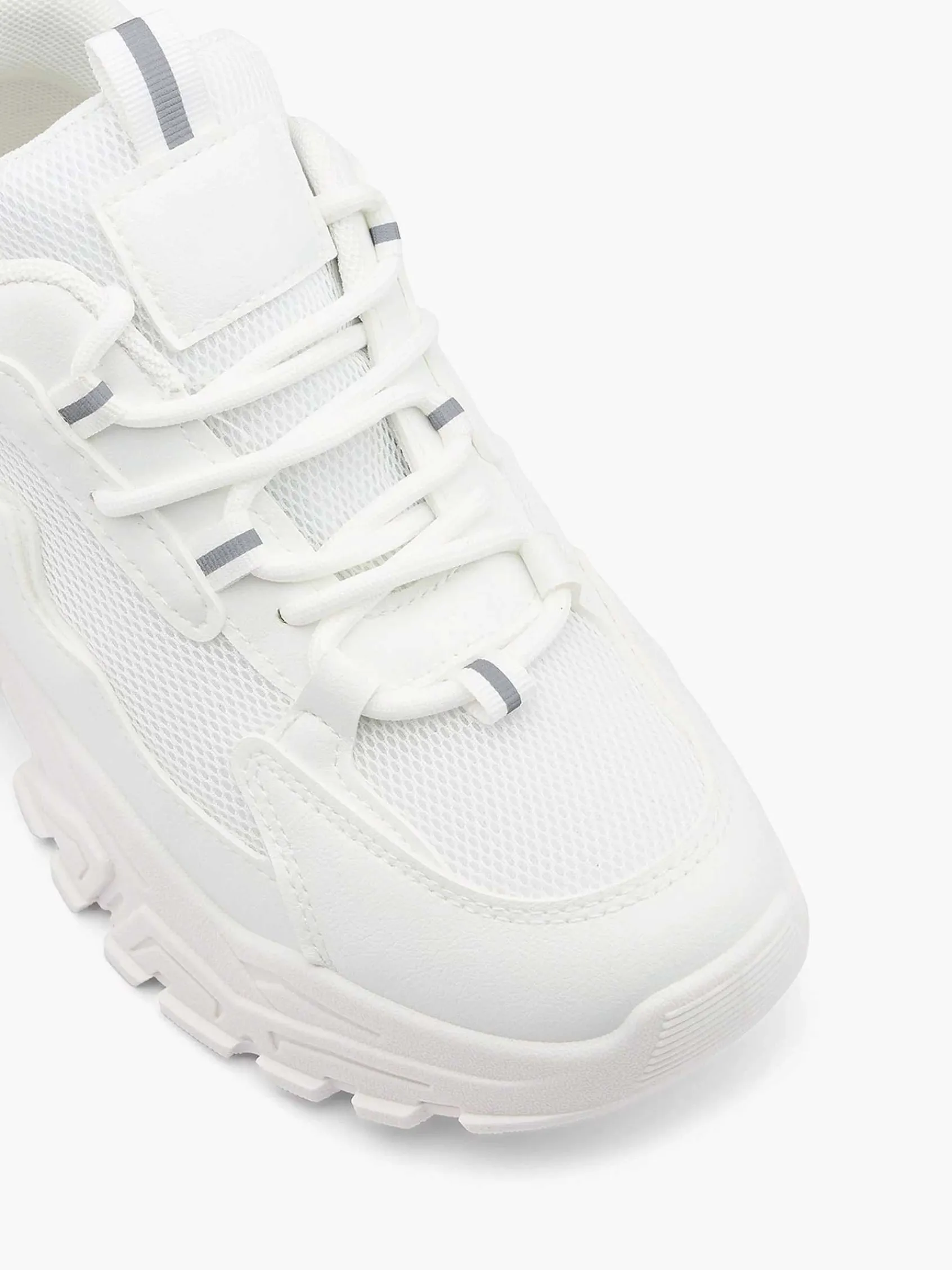 Sneakers|Oxmox Witte Chunky Sneaker