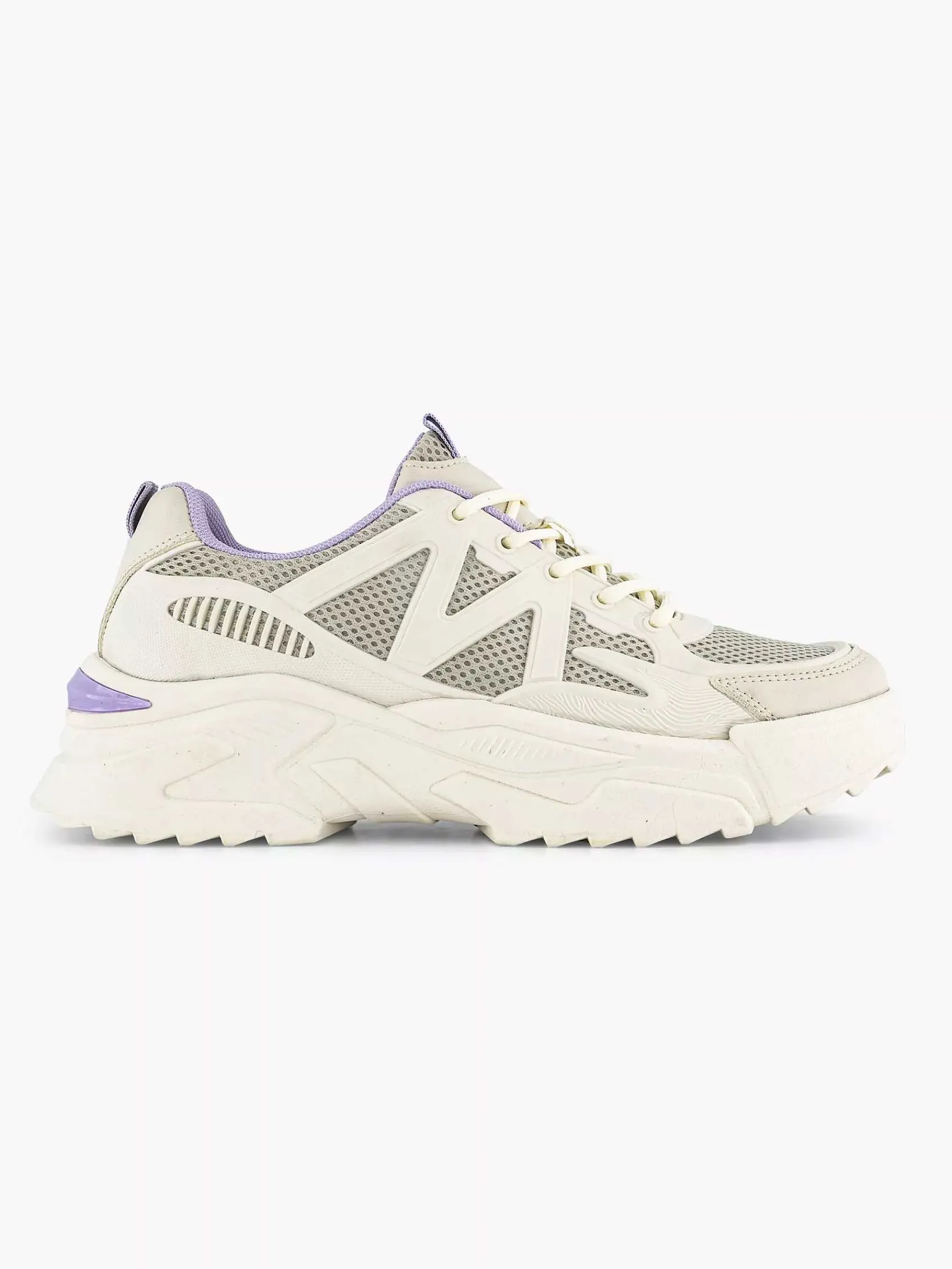 Sneakers|Oxmox Witte Chunky Sneaker