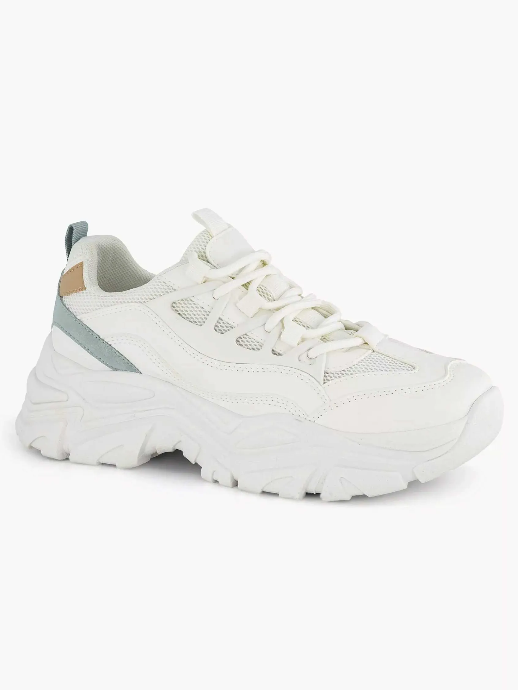 Sneakers|Oxmox Witte Chunky Sneaker