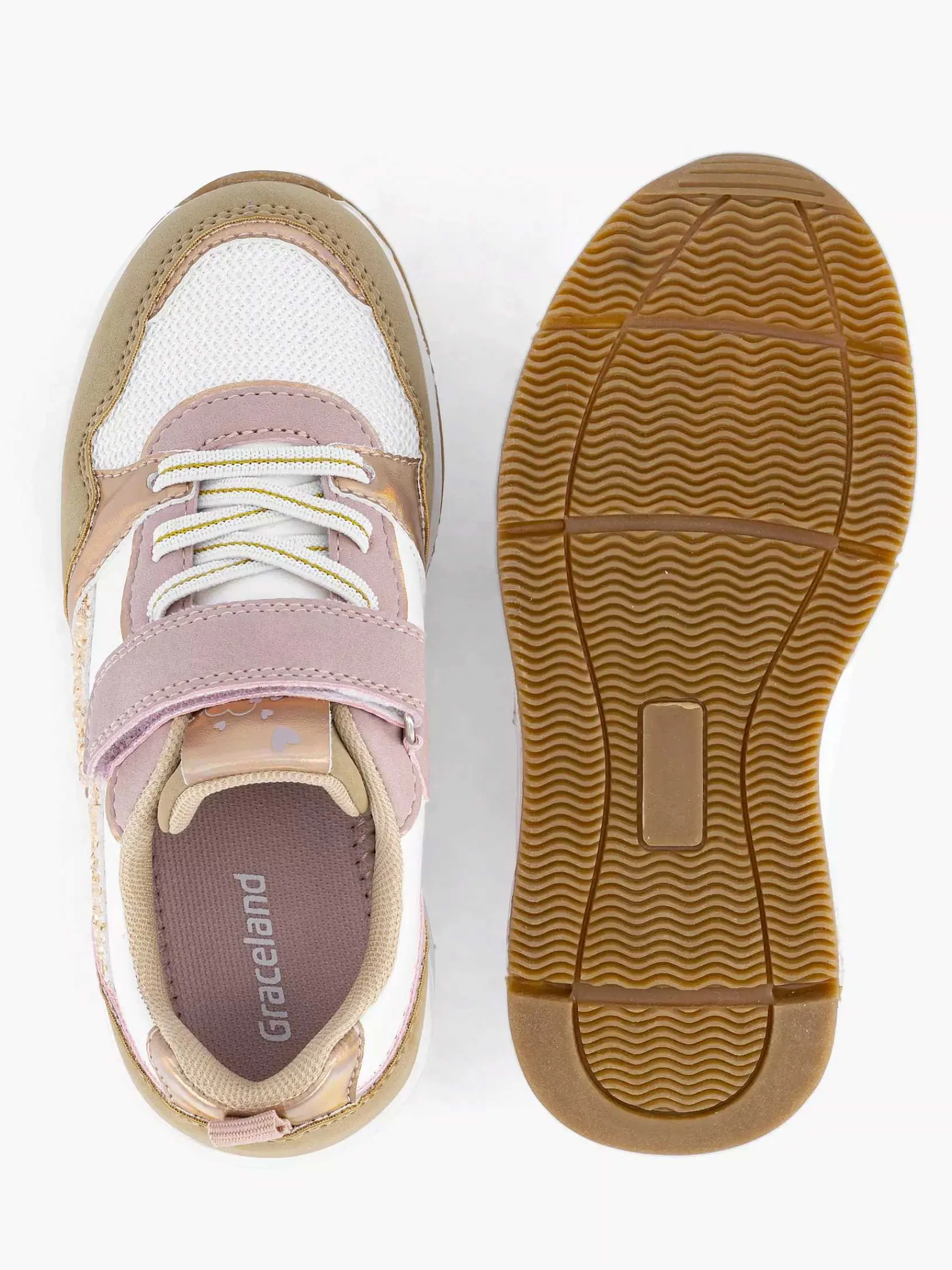 Jongensschoenen|Graceland Witte Chunky Sneaker