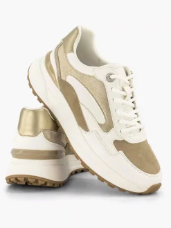 Sneakers|Graceland Witte Chunky Sneaker Glitter