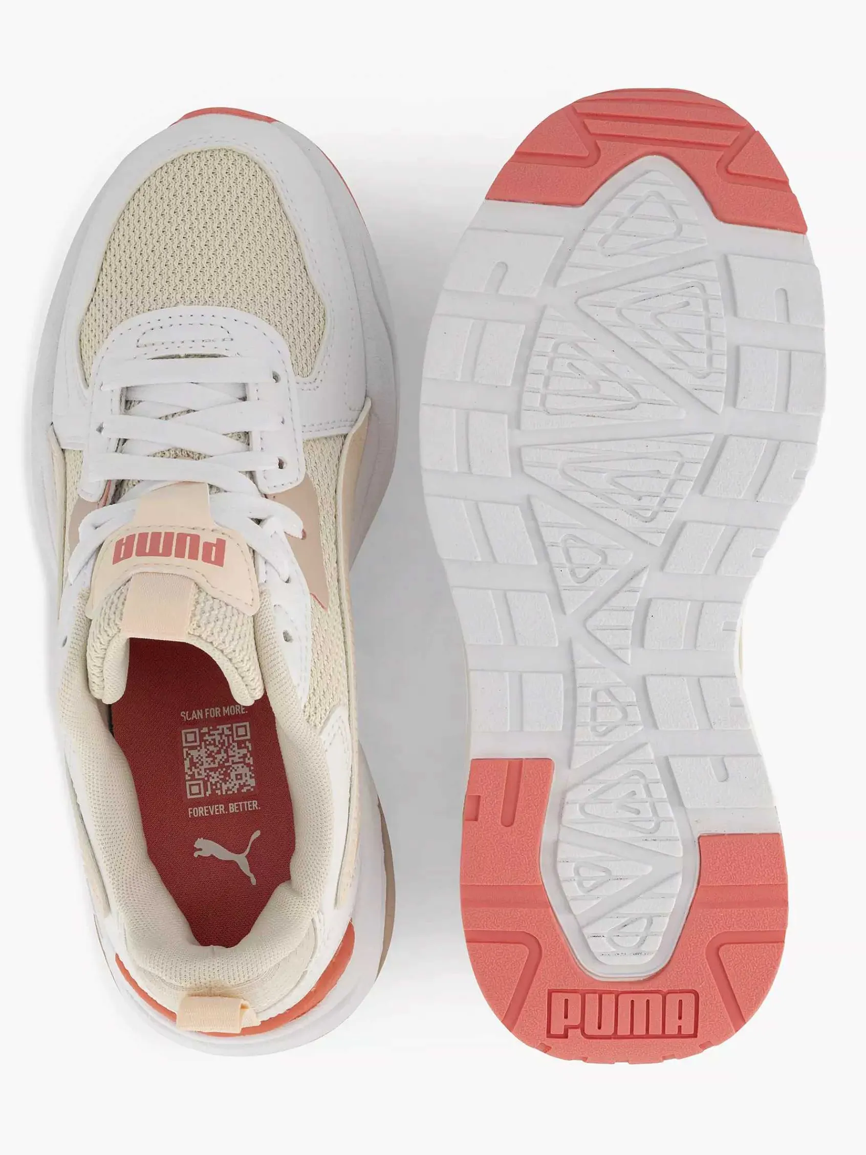 Sneakers|Puma Witte Chunky Sneaker Trinity Lite