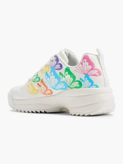 Sneakers|FILA Witte Chunky Sneaker Vlinders