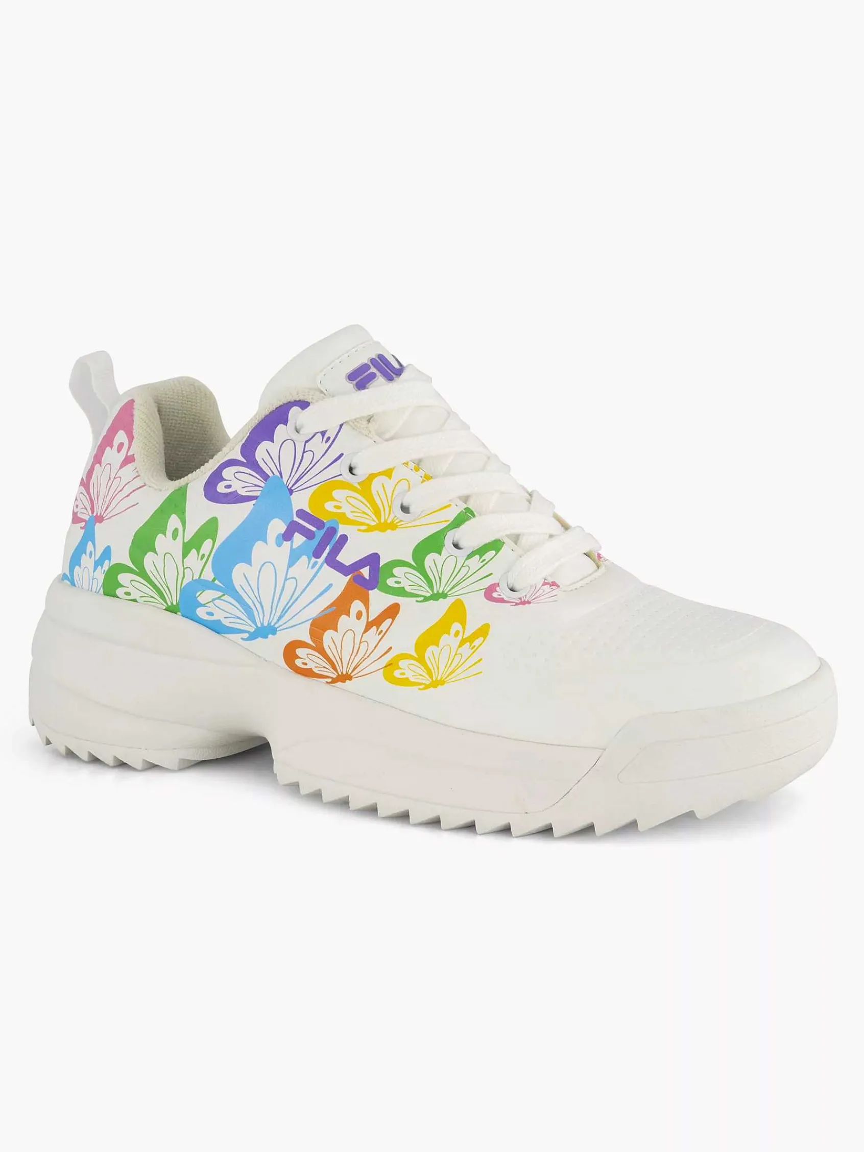 Sneakers|FILA Witte Chunky Sneaker Vlinders