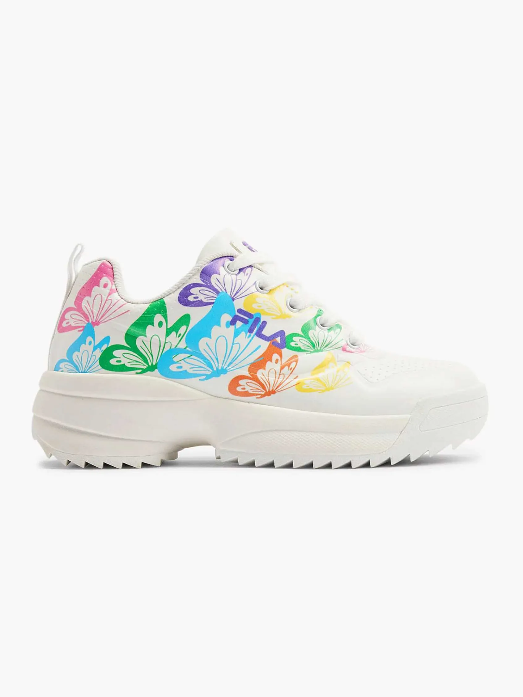 Sneakers|FILA Witte Chunky Sneaker Vlinders