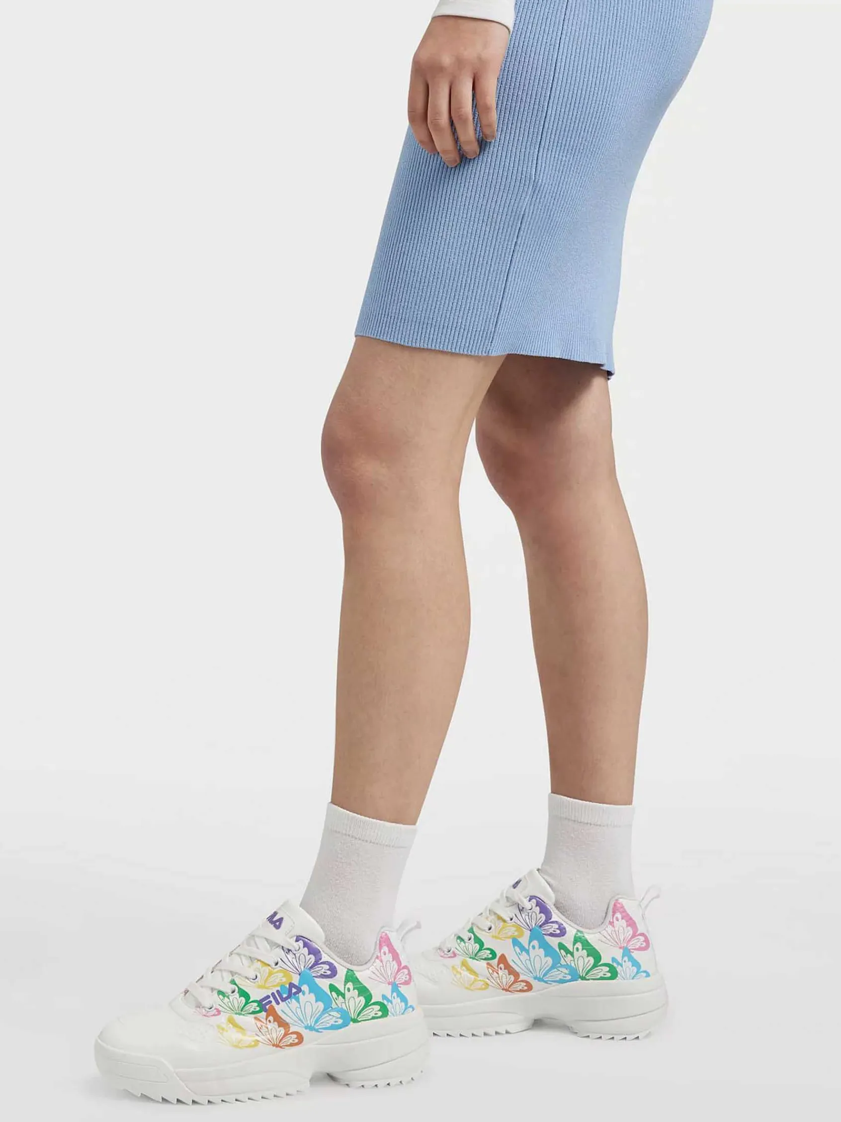 Sneakers|FILA Witte Chunky Sneaker Vlinders