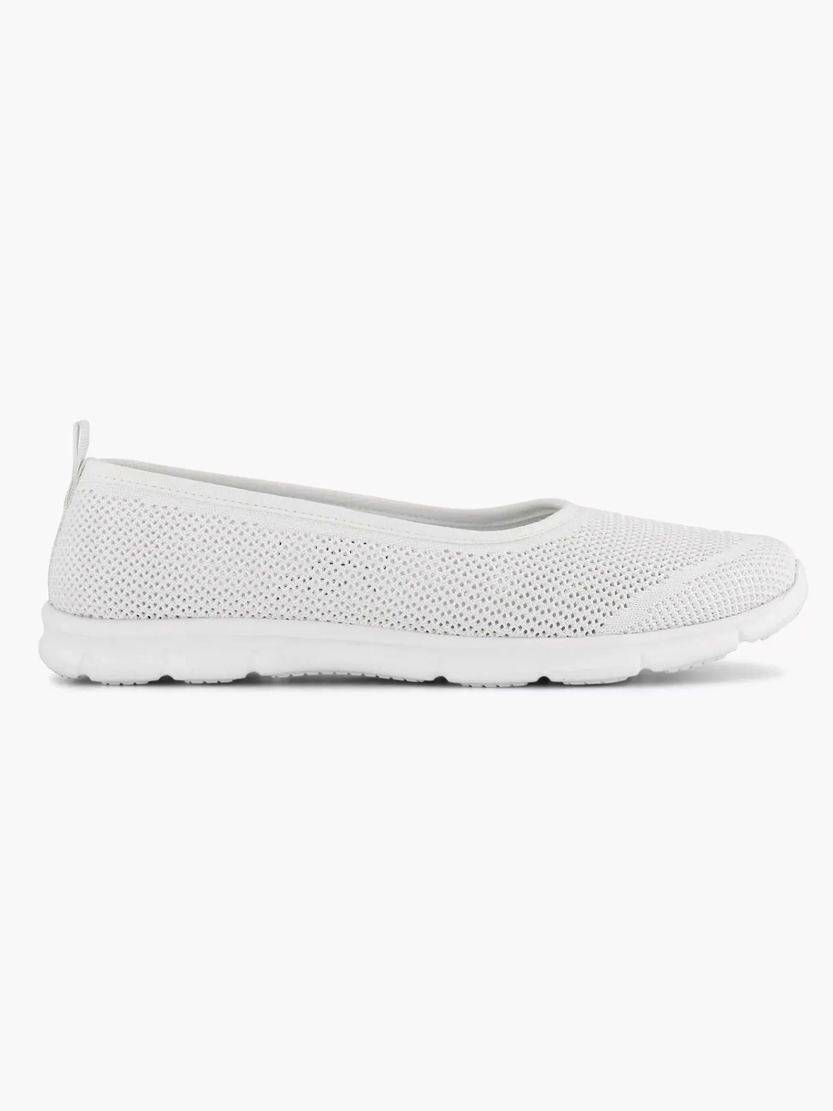 Comfort Schoenen|Easy Street Witte Comfort Instapper