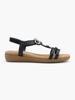 Comfort Schoenen|Easy Street Witte Comfort Sandaal