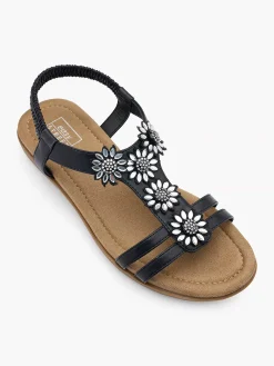Comfort Schoenen|Easy Street Witte Comfort Sandaal