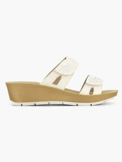 Comfort Schoenen|Easy Street Witte Comfort Slipper
