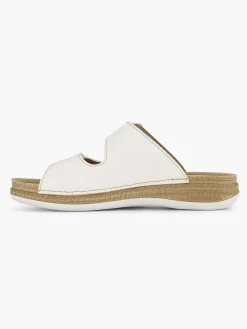Comfort Schoenen|Easy Street Witte Comfort Slipper