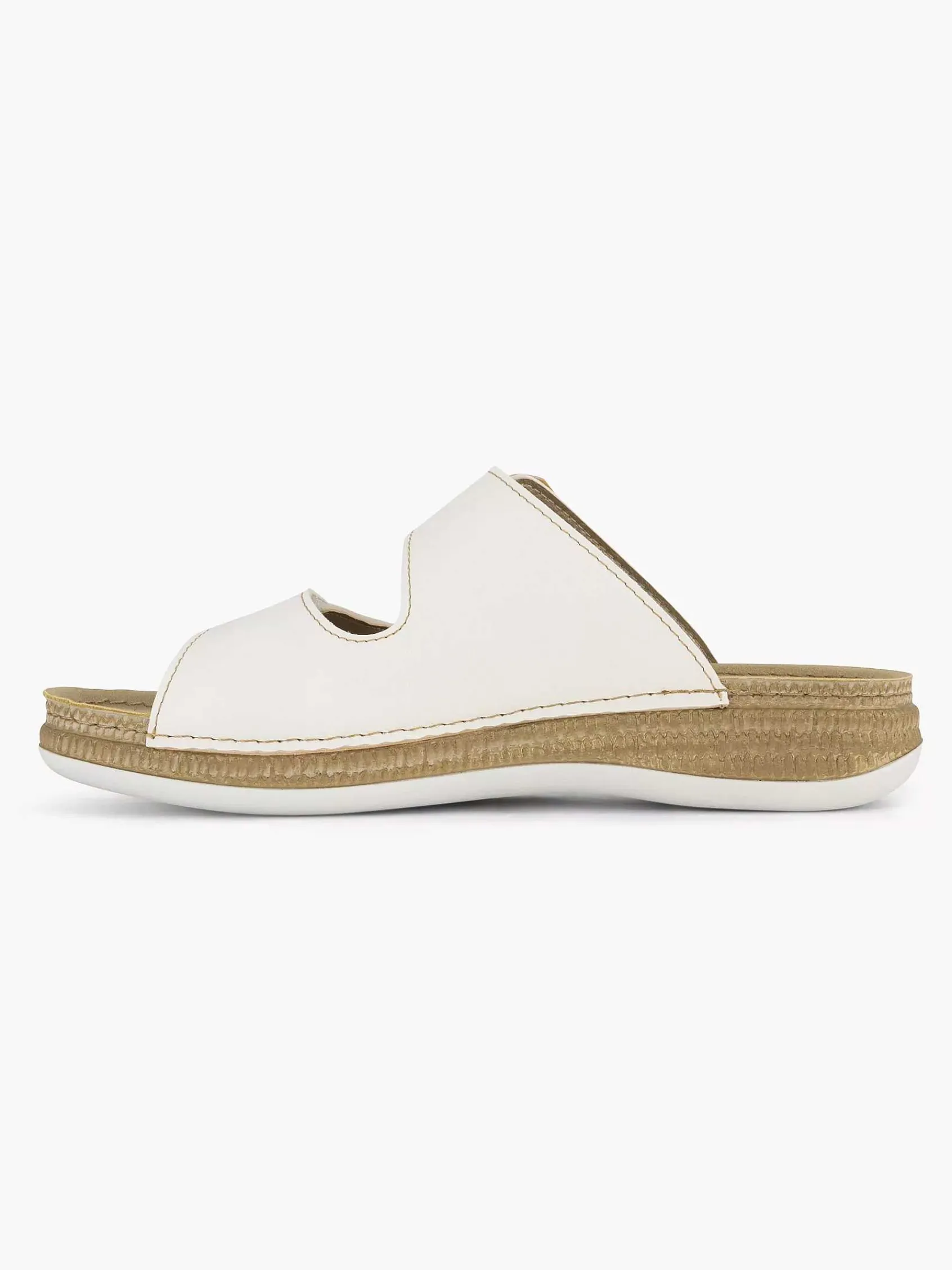Comfort Schoenen|Easy Street Witte Comfort Slipper